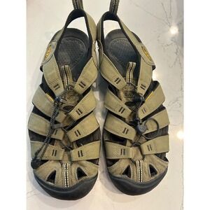 Keen Clearwater CNX Mens Olive Green Waterproof Hiking Sandals 1012528 Size 11